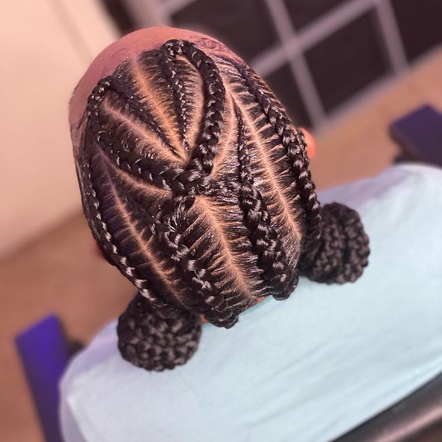 27 Feed-In Braids [NHP Knotless Stitch Braids]