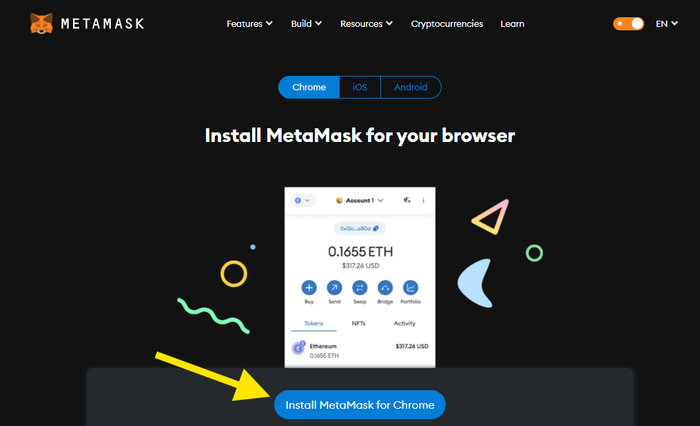 metamask download page