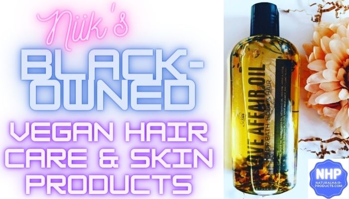 black owned vegan hair care and skin products