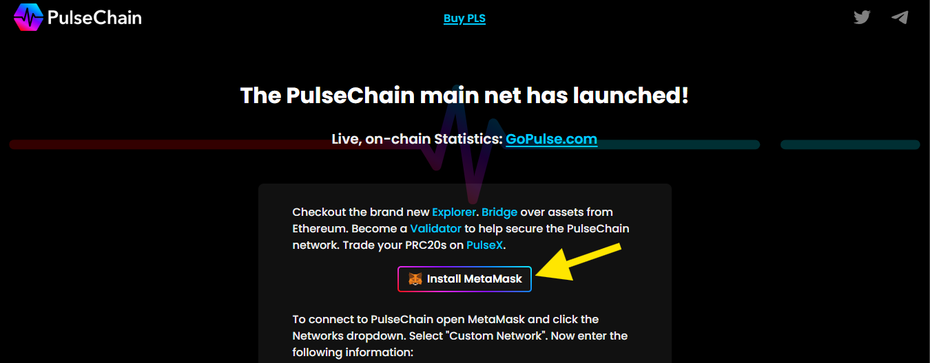 pulsechain metamask download